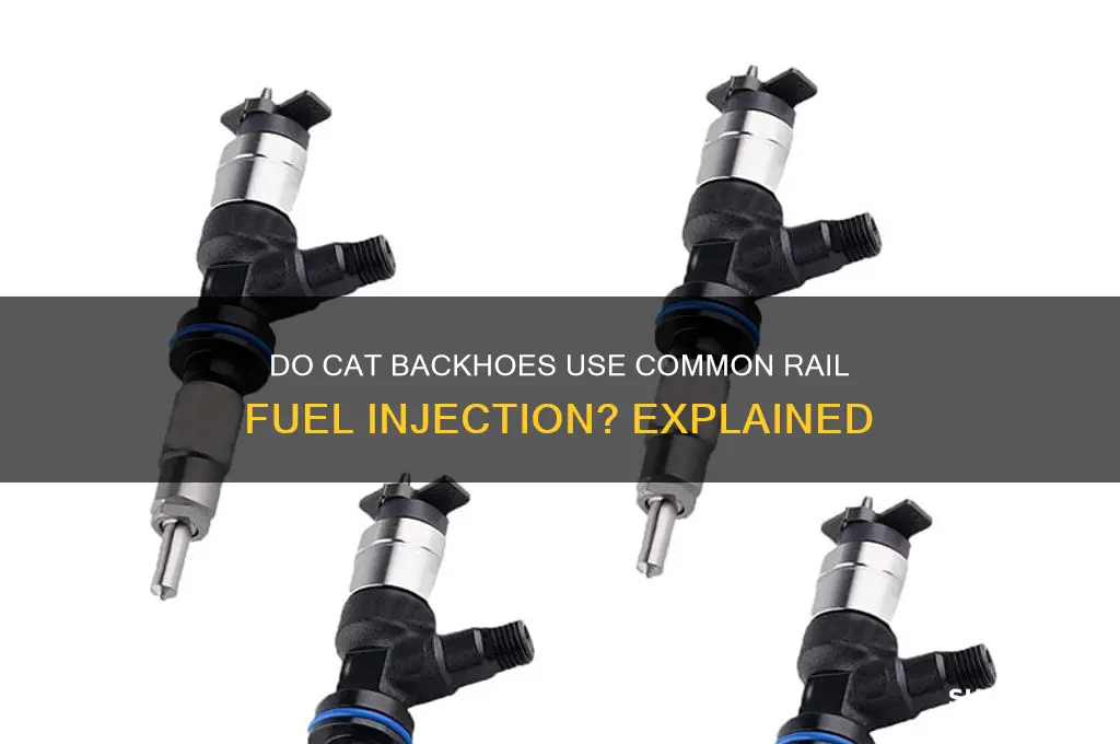 does cat backhoes use common rail fuel injection