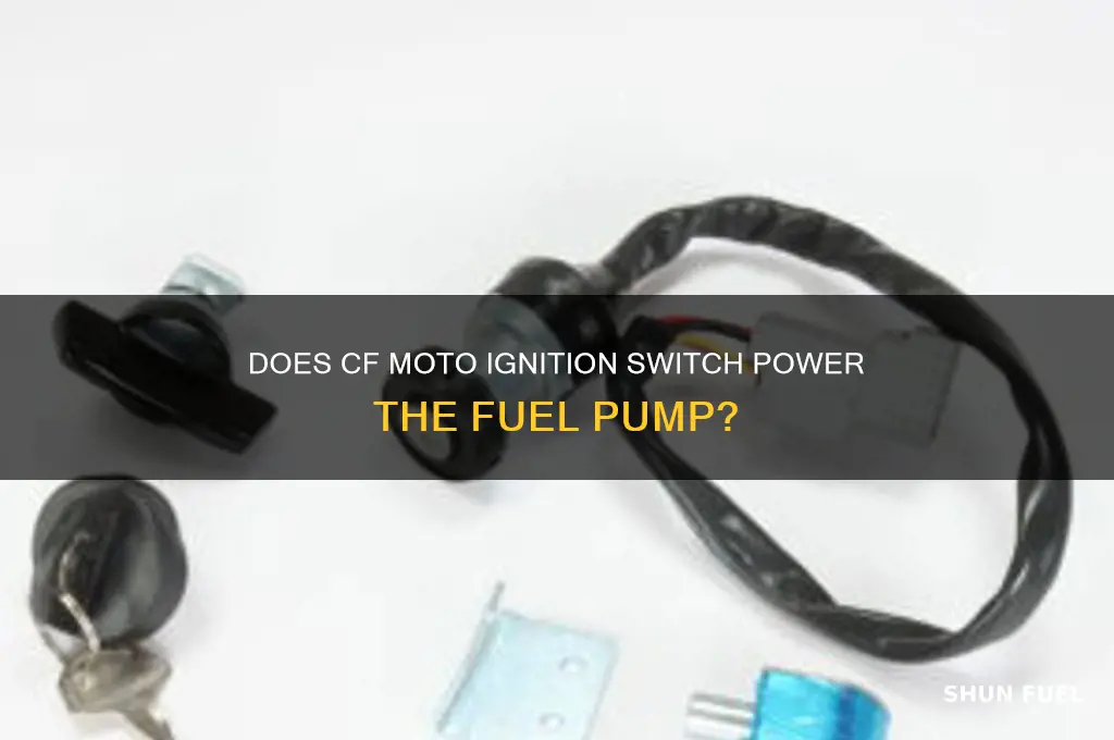 does cf moto ignition switch power fuel pump