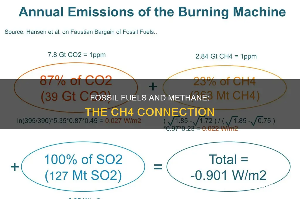 does ch4 come from fossil fuel