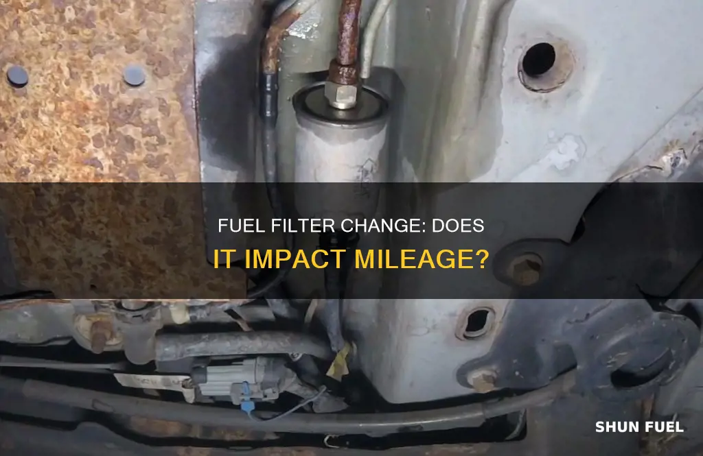 does changing fuel filter help fuel economy