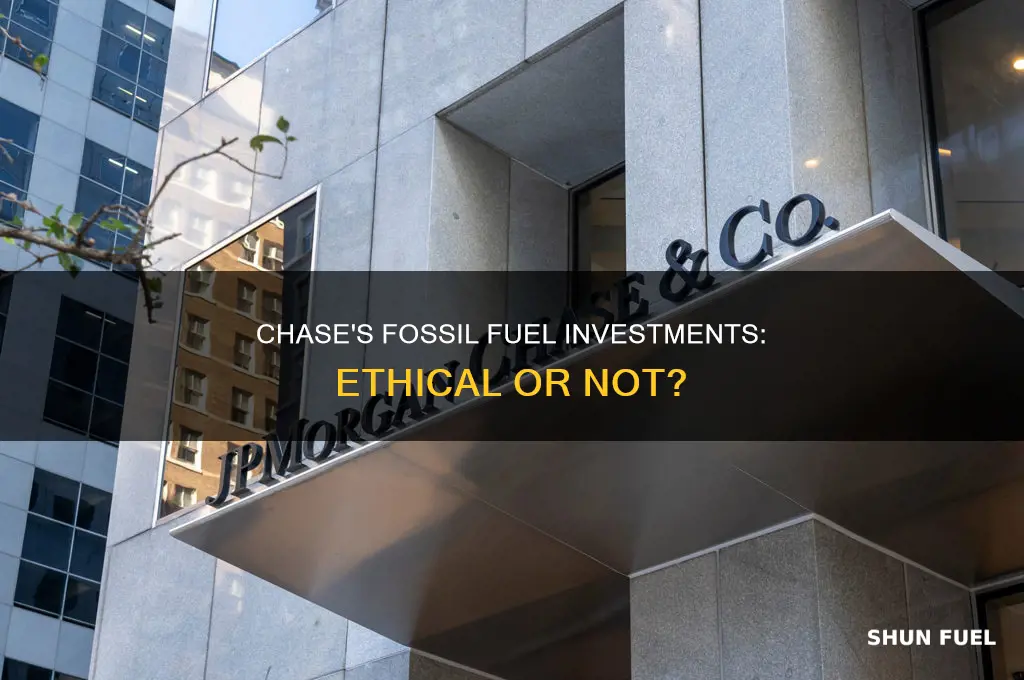 does chase invest in fossil fuels