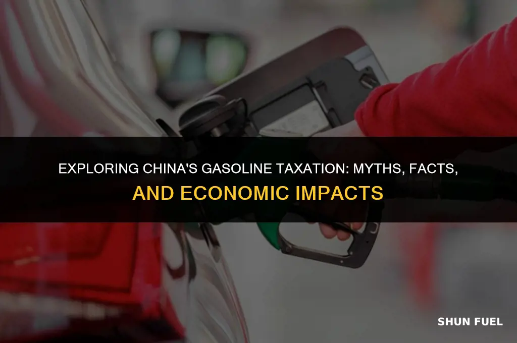 does china tax gasoline