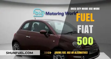 Does City Mode Increase Fuel Consumption in a Fiat 500?