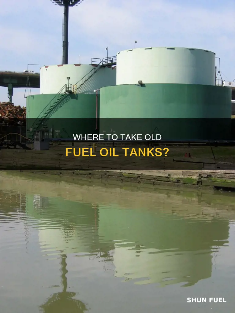 does crap yards take old fuel oil tanks