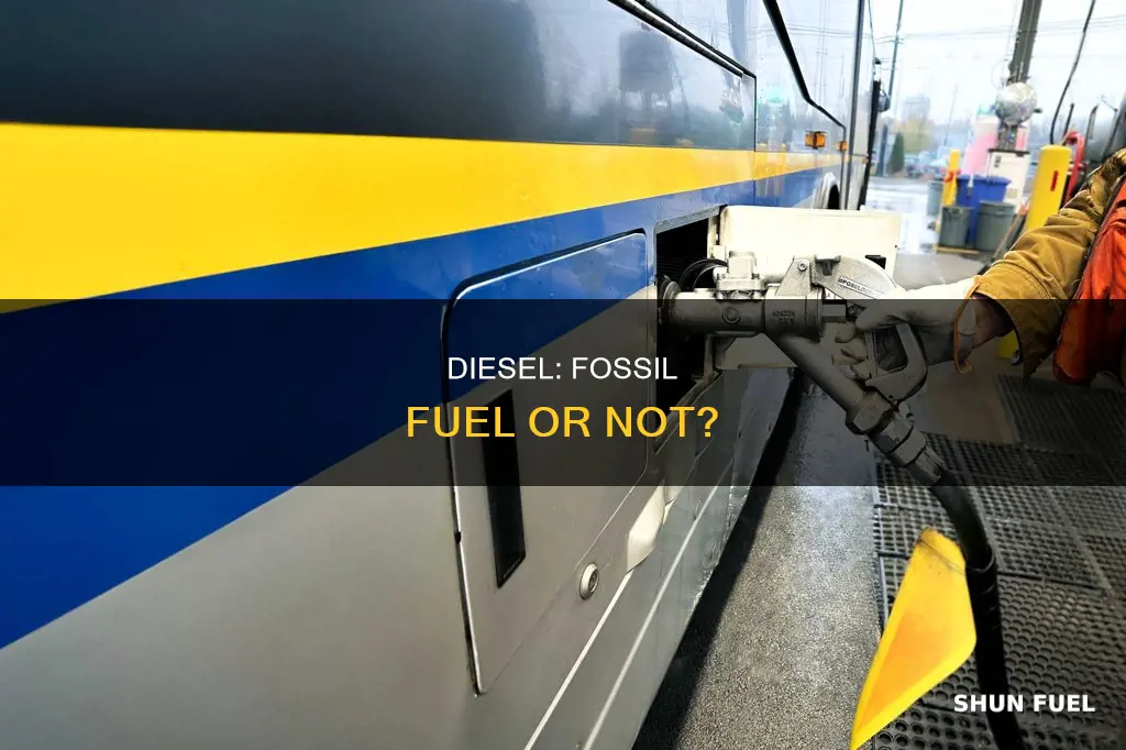 does diesel a fossil fuel