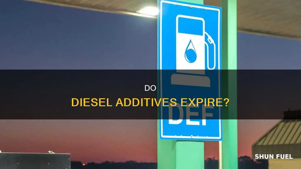 does diesel fuel additive go bad