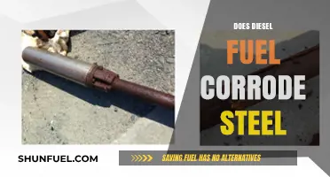 How Diesel Fuel Interacts with Steel