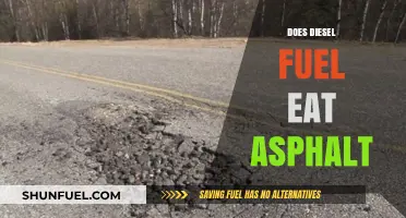 How Diesel Fuel Damages Asphalt Pavements