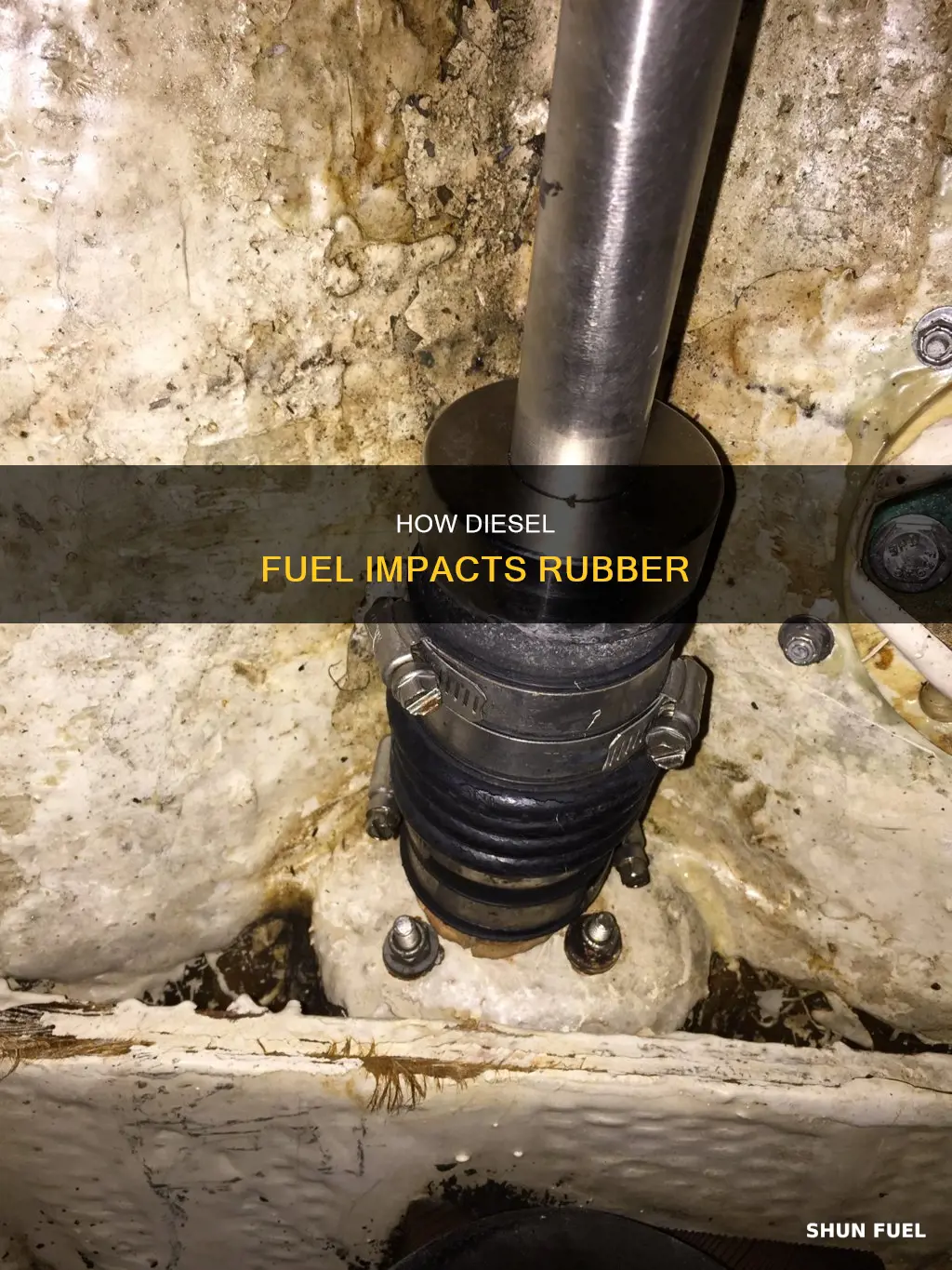 does diesel fuel eat rubber