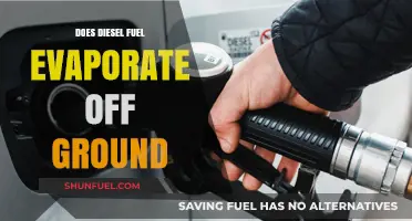 How Diesel Fuel Evaporates from Ground Spills