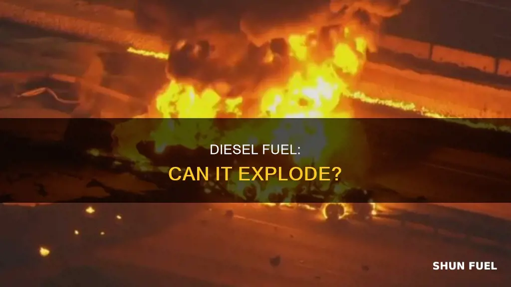 does diesel fuel explode