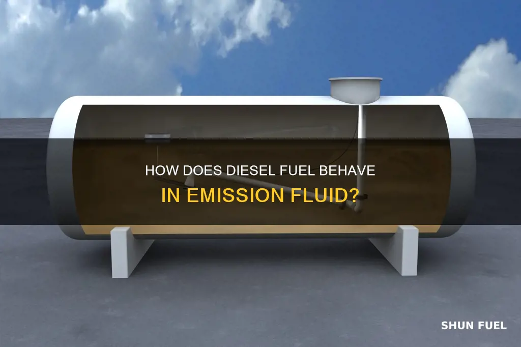 does diesel fuel float in diesel emission fuel