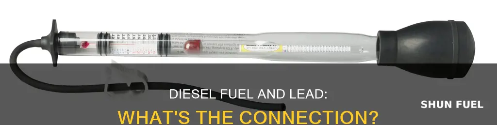 does diesel fuel have lead
