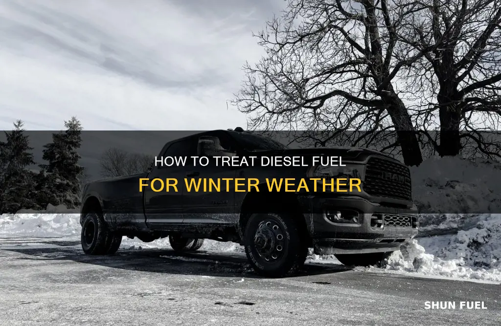 does diesel fuel need treated for cold weather