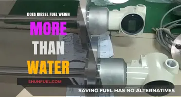Diesel Fuel vs Water: Which Weighs More?