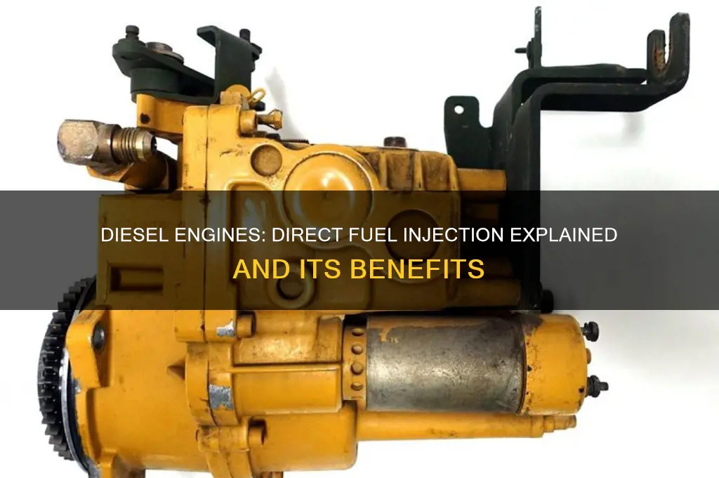 does diseal use direct fuel injection