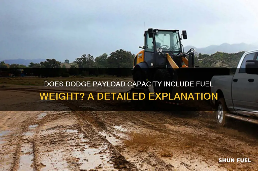 does dodge payload include fuel
