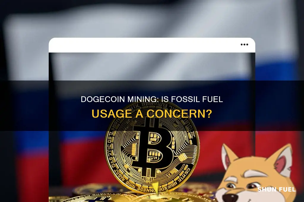 does dogecoin mining use fossil fuels