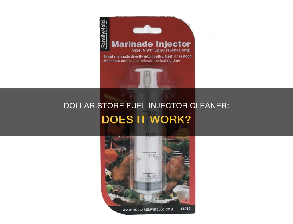 does dollar store fuel injector cleaner work