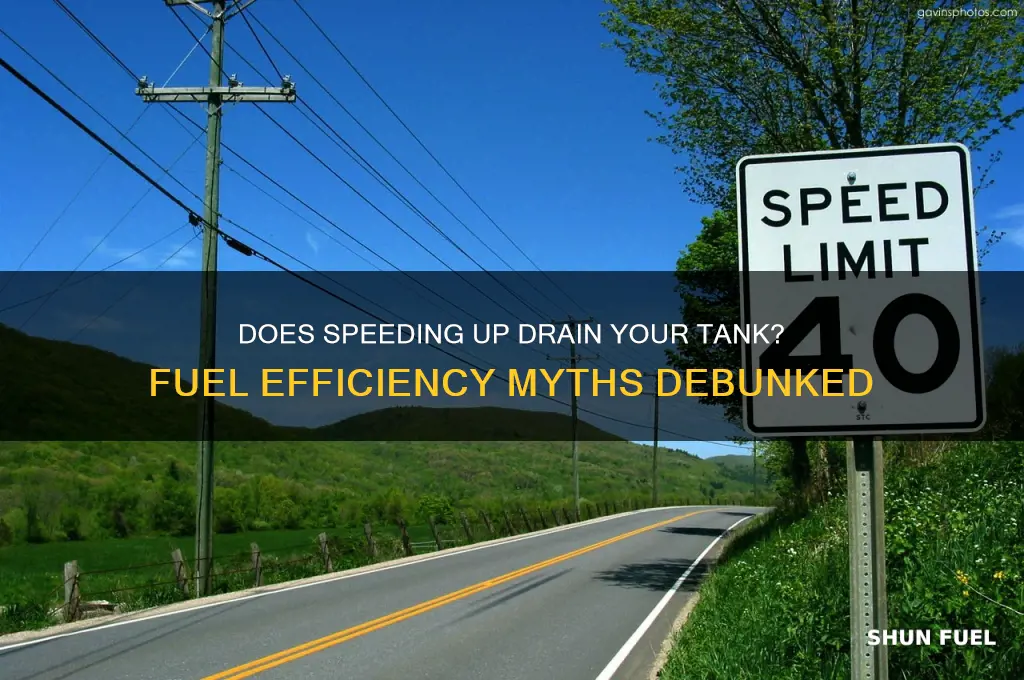 does driving faster use more fuel