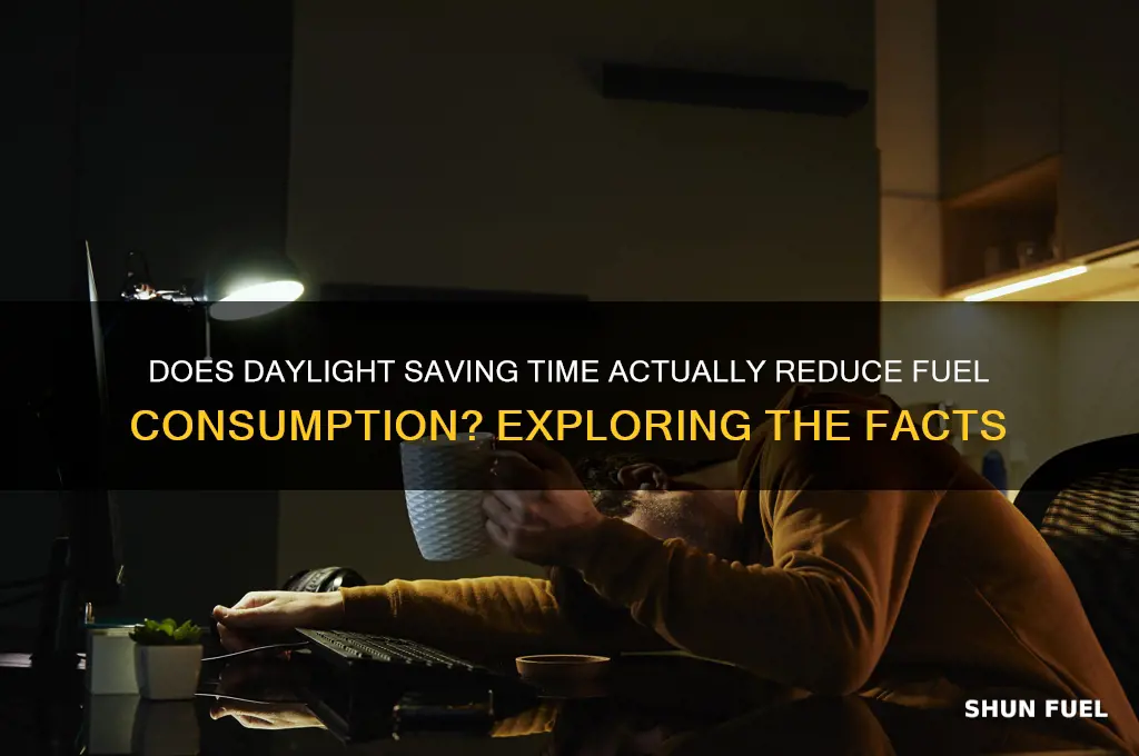 does dst save fuel