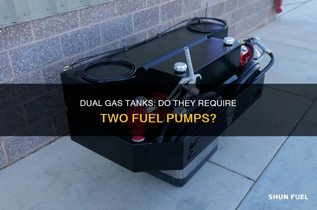 does dual gas tanks have duel fuel pumps