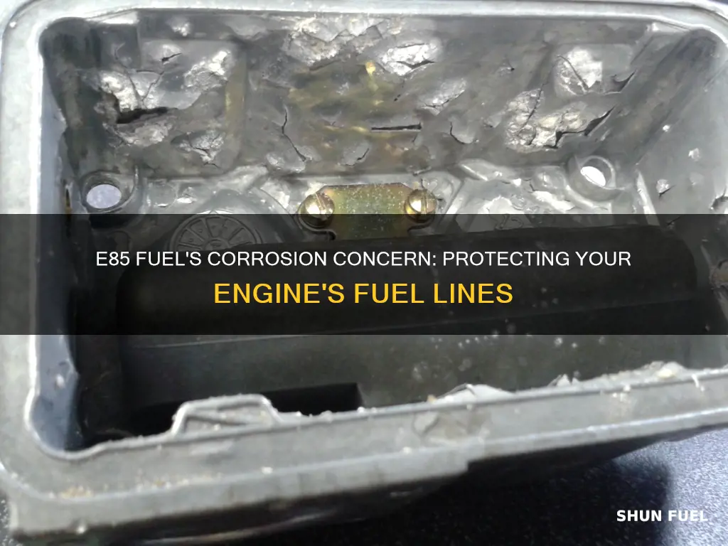 does e85 corrode fuel lines