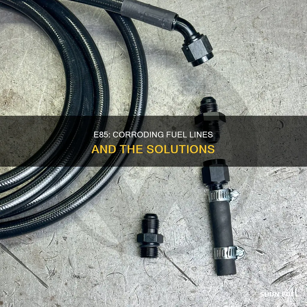 does e85 corrode fuel lines