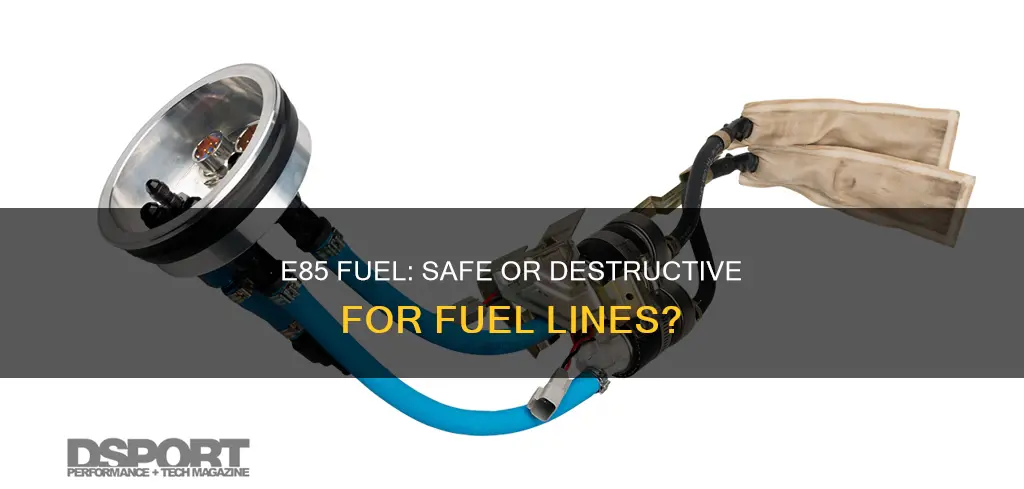 does e85 damage fuel lines