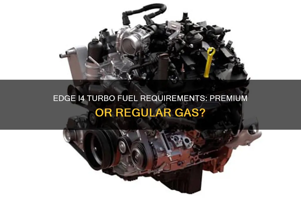 does edge i4 turbo use premium fuel