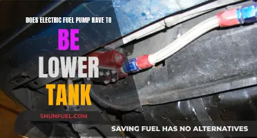Fuel Pump Positioning: Tank Height Matters