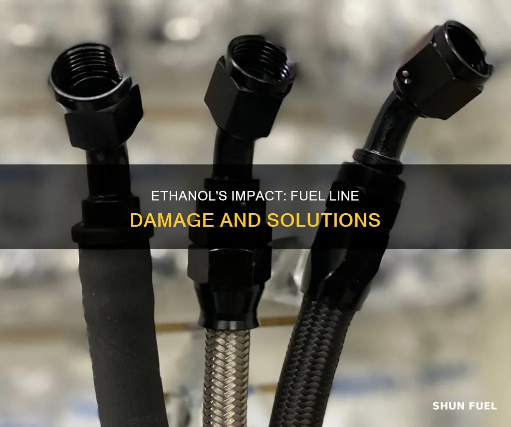 does ethanol damage fuel lines