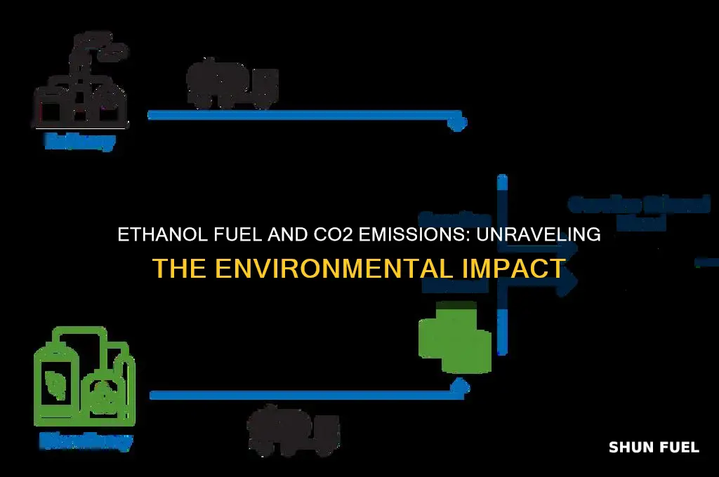 does ethanol fuel produce co2