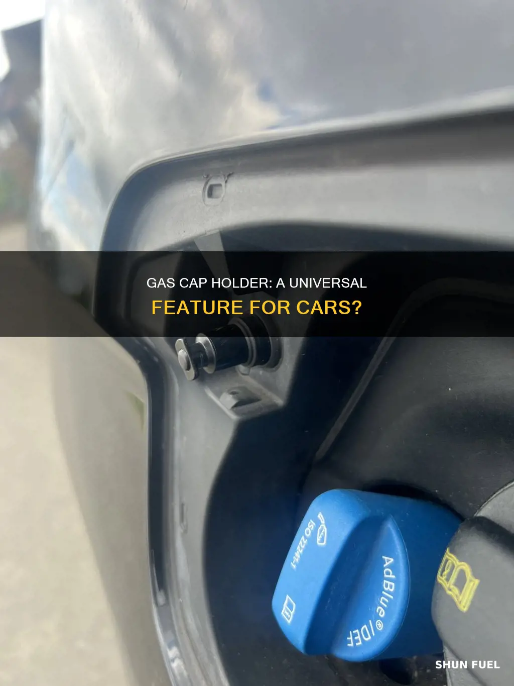 does every car have a gas capholder on fuel door