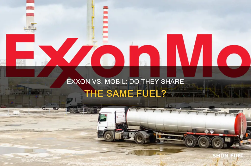does exxon and mobil use the same fuel
