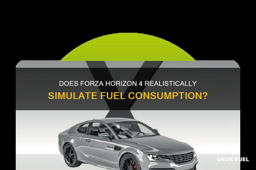 does fh4 simulate fuel