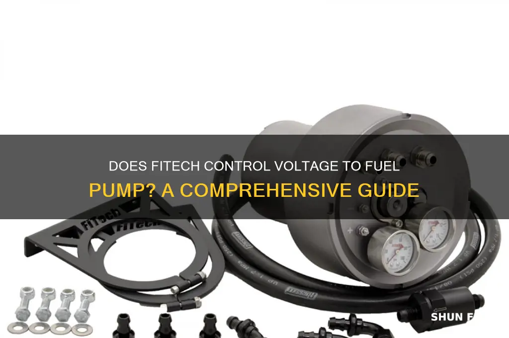 does fitech control volts to fuel pump
