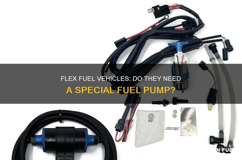does flex fuel require special fuel pump