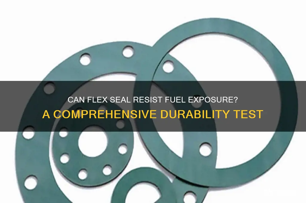 does flex seal withstand fuel