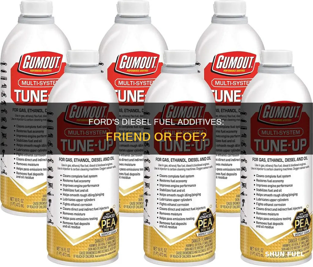 does ford recommend diesel fuel additives