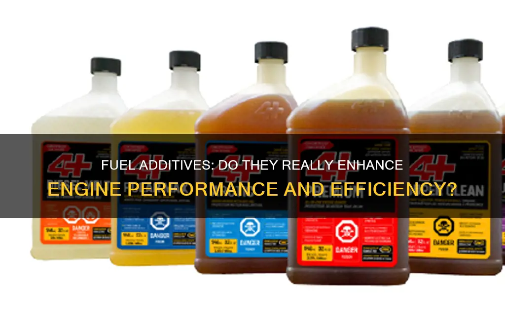 does fuel additive really work