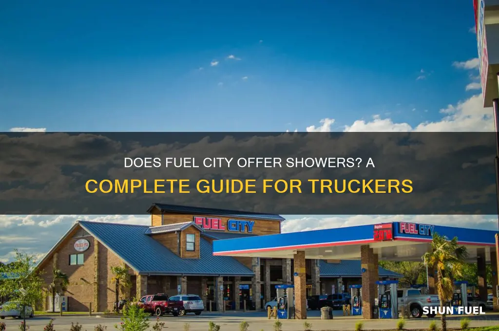 does fuel city have showers