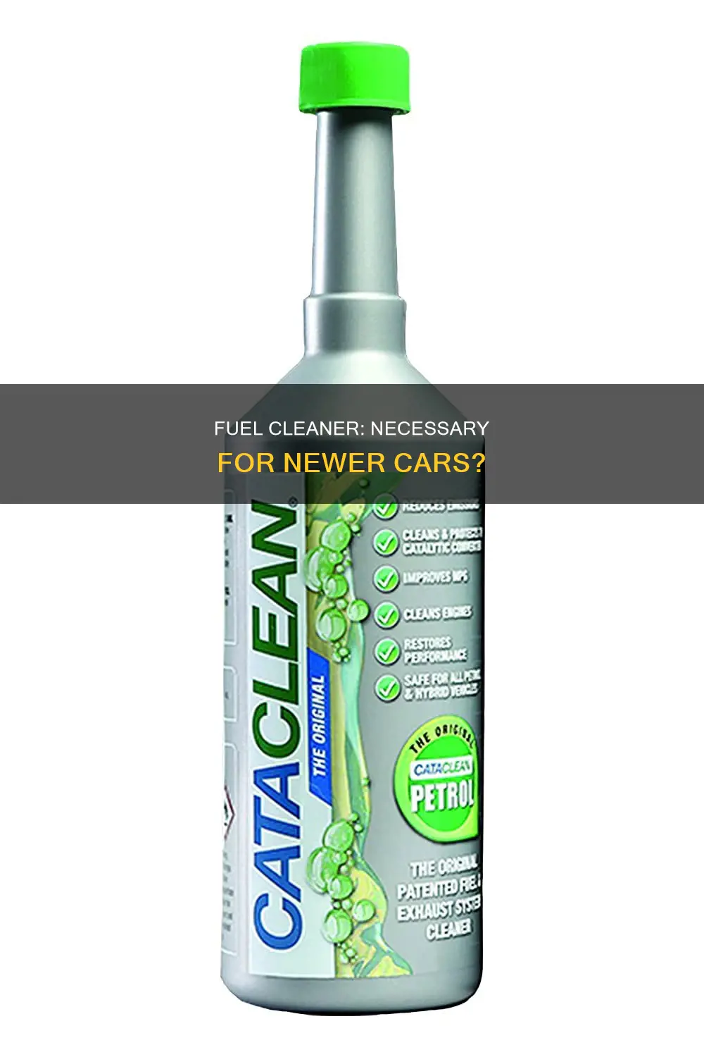 does fuel cleaner really work on newer car