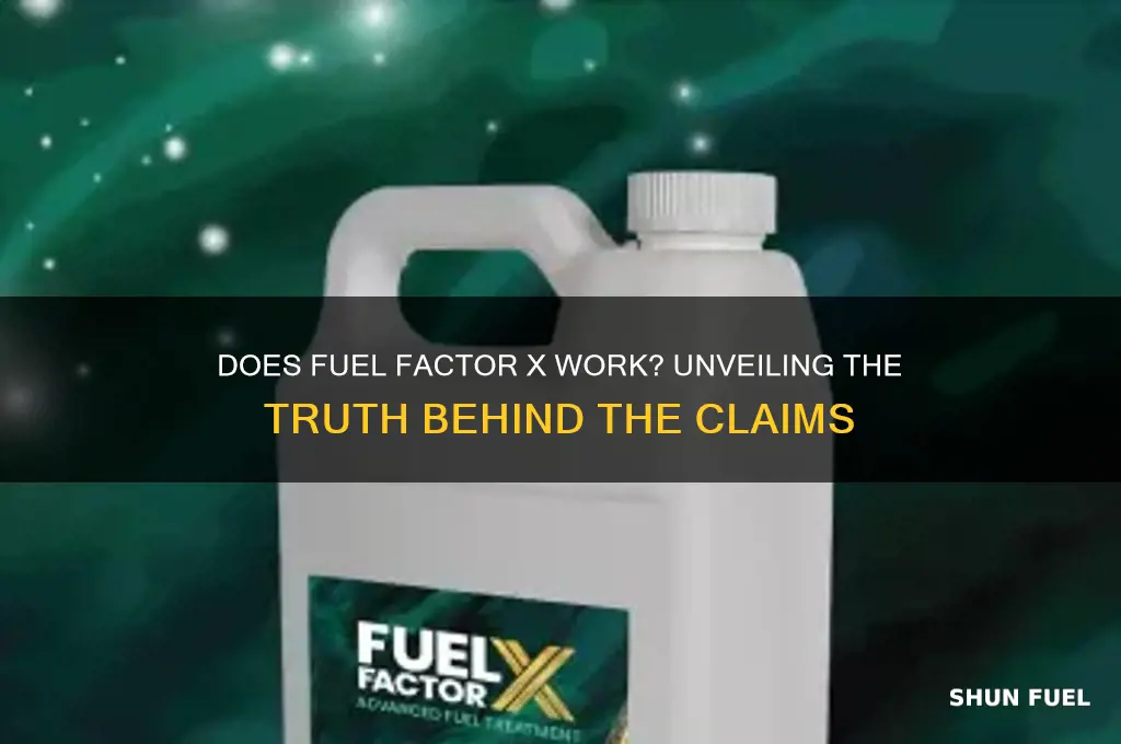 does fuel factor x work