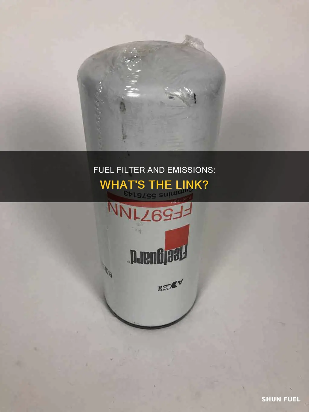 does fuel filter affect emissions