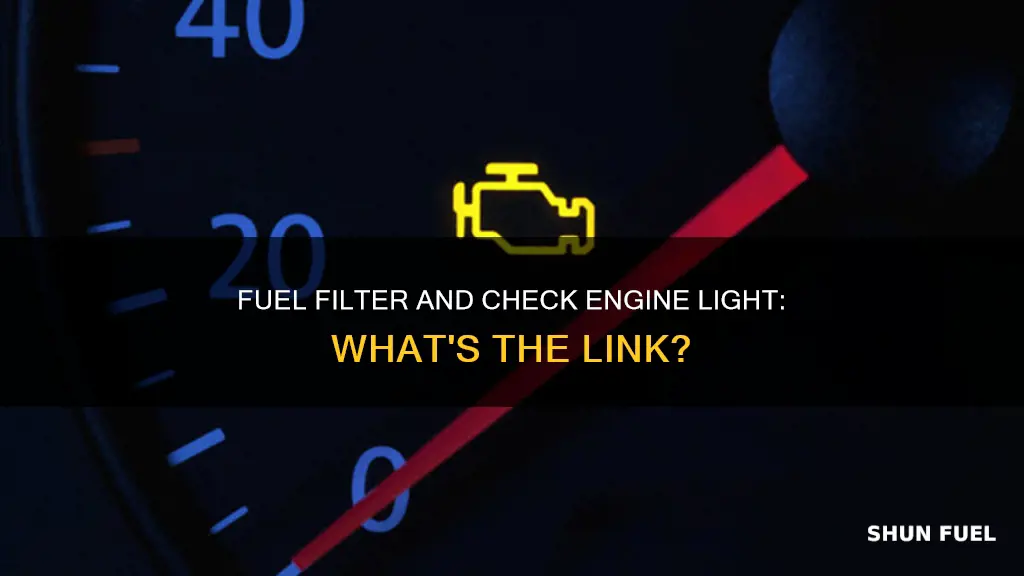 does fuel filter cause check engine light