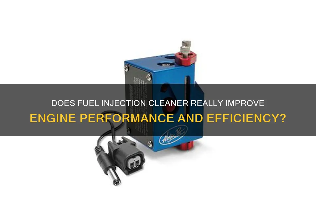 does fuel injection cleaner work