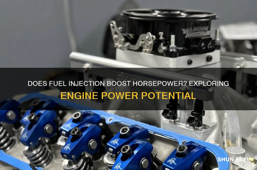 does fuel injection increase horsepower