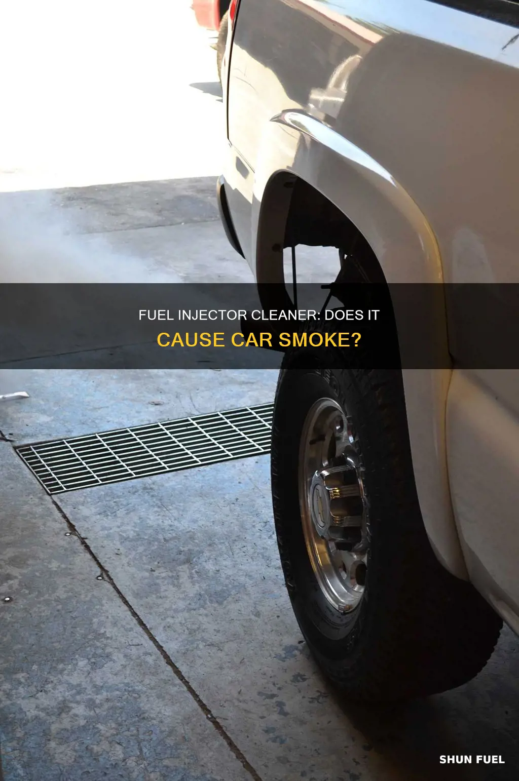 does fuel injector cleaner cause smoke