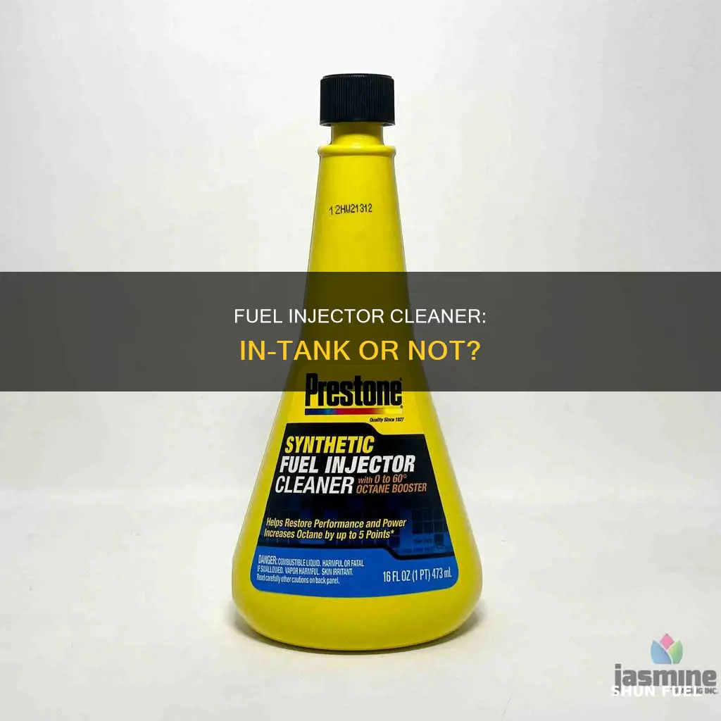 does fuel injector cleaner go in gas tank